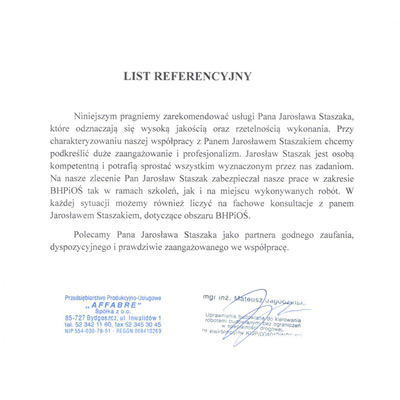 referencja